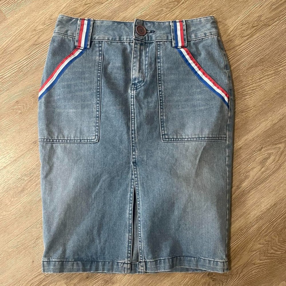 Marc jacobs split denim skirt